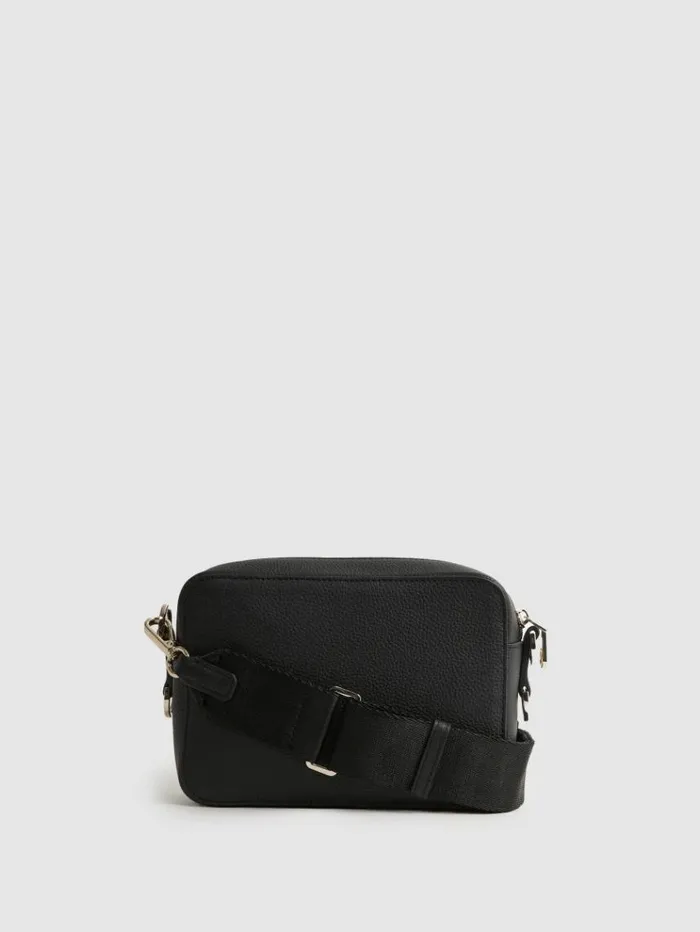 REISS Bags and Purses Women Leather Crossbody Bag Black