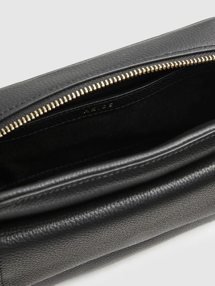 REISS Bags and Purses Women Leather Crossbody Bag Black