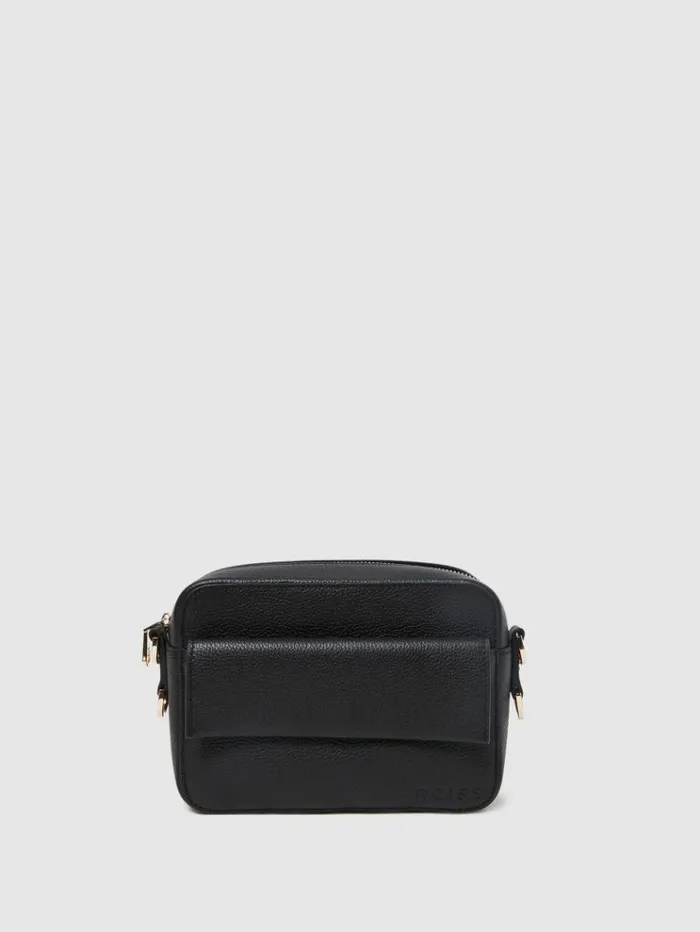 REISS Bags and Purses Women Leather Crossbody Bag Black