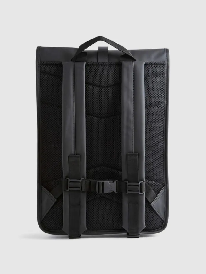 REISS Bags and Purses WomenMen Rains Roll Top Rucksack Black