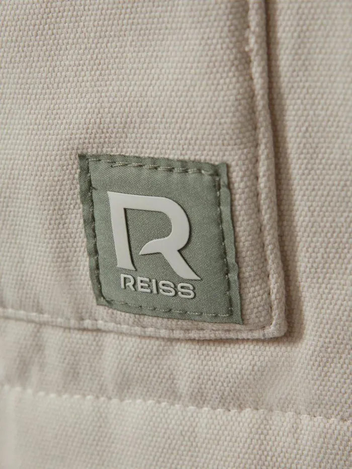 REISS Coats and Jackets Children Cotton Quilted Gilet Off White