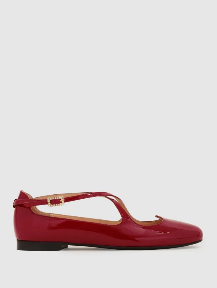 REISS Flats Women Camilla Elphick Lover Flats Red