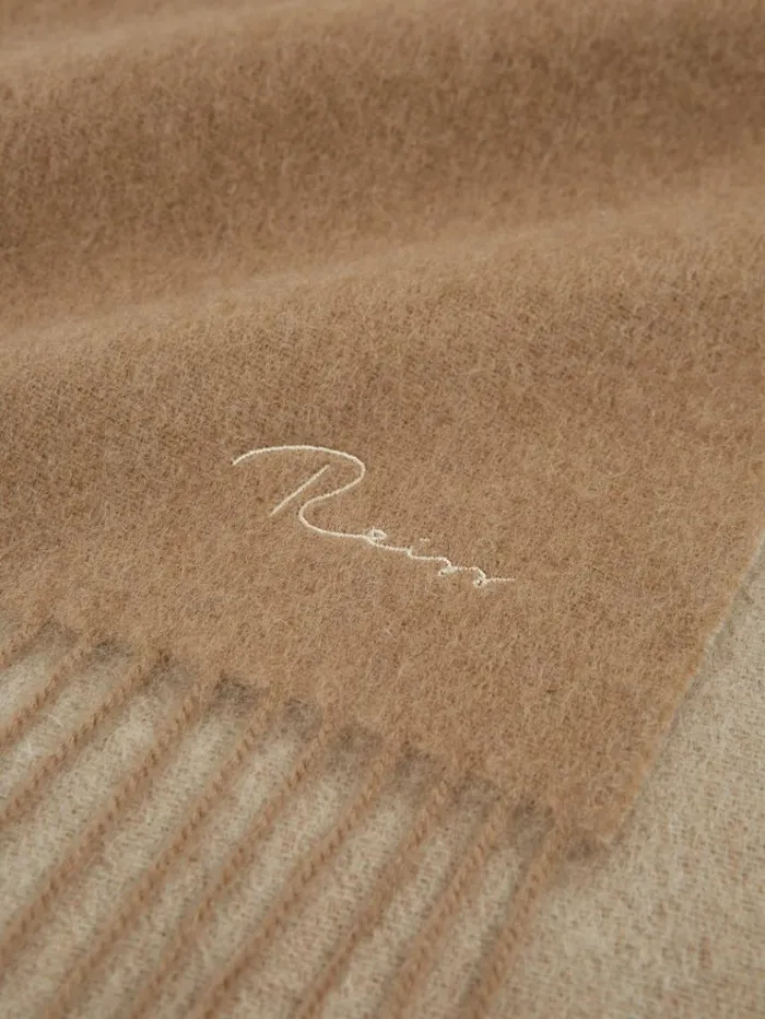 REISS Hats Gloves and Scarves Men Cashmere Blend Scarf Camel