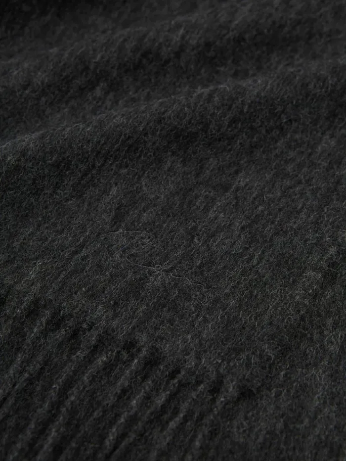 REISS Hats Gloves and Scarves Men Cashmere Blend Scarf Charcoal