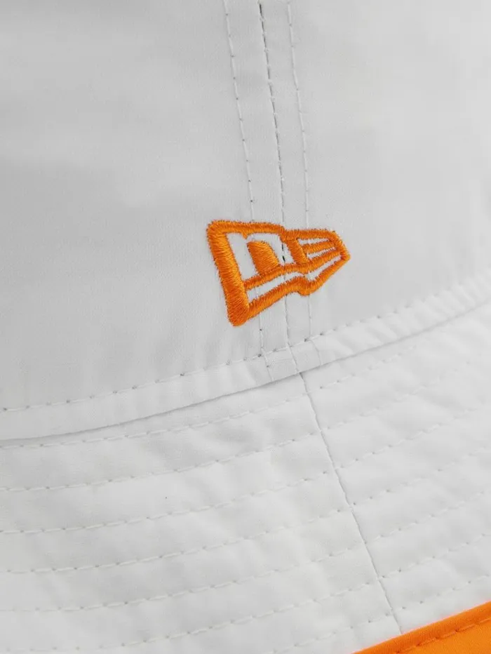 REISS Hats Gloves and Scarves Men McLaren F1 Embroidered Bucket Hat White