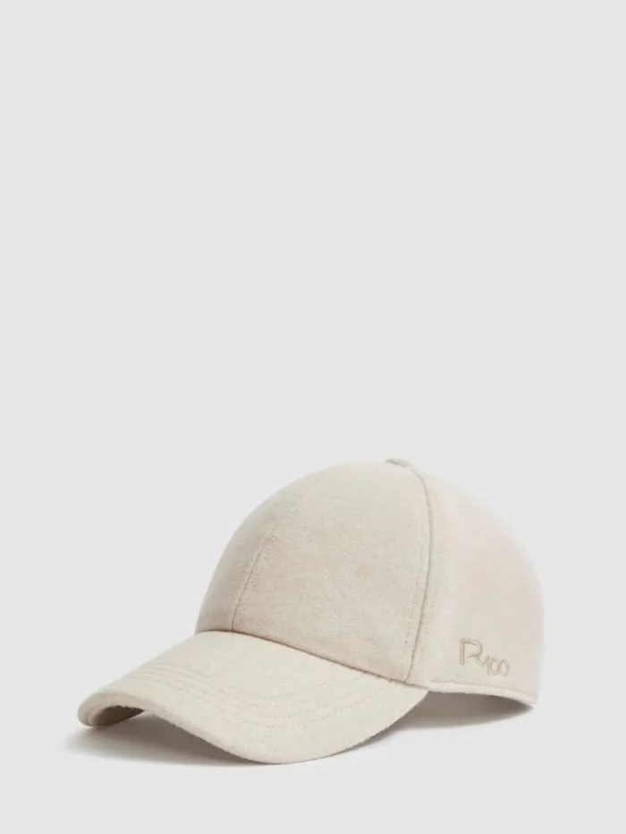 REISS Hats Gloves and Scarves Women Reiss Les 100 Ciels FeltedTweed Baseball Cap Cream REISS Hats Gloves and Scarves Women Reiss Les 100 Ciels FeltedTweed Baseball Cap Cream