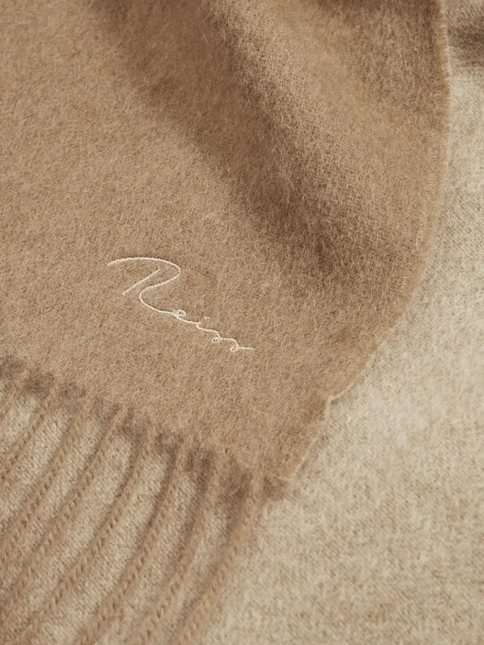 REISS Hats Gloves and Scarves Women WoolCashmere Scarf Camel