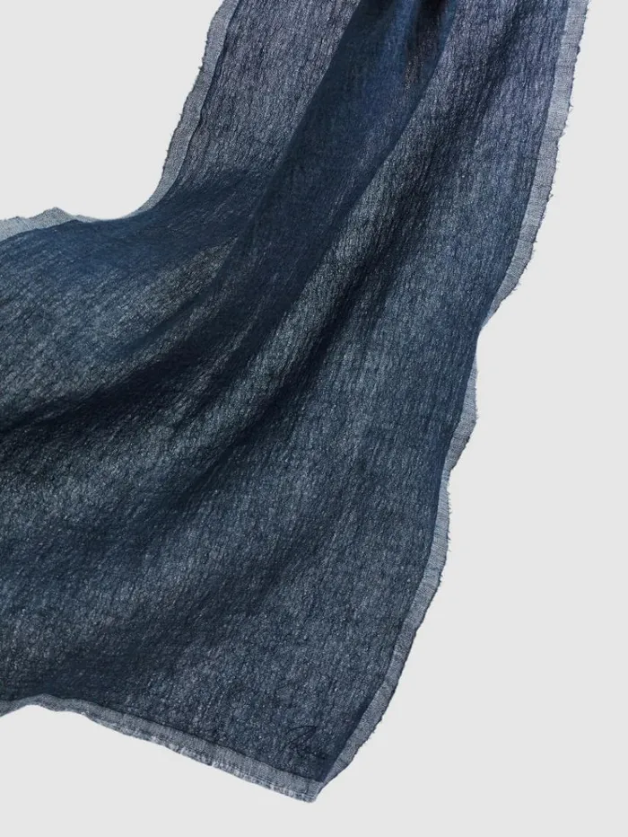REISS Hats Gloves and Scarves Women Wool TwoTone Scarf Blue