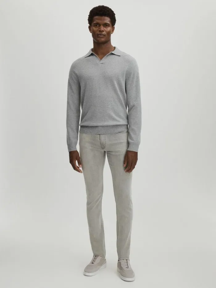 REISS Jeans Men Paige Slim Fit Grumman Stretch Jeans Grumman