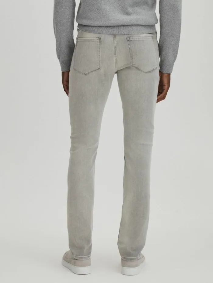 REISS Jeans Men Paige Slim Fit Grumman Stretch Jeans Grumman