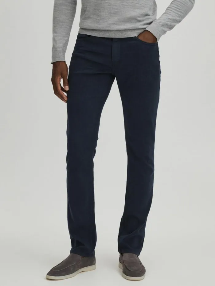 REISS Jeans Men Paige Straight Leg Jeans Sapphire Blue