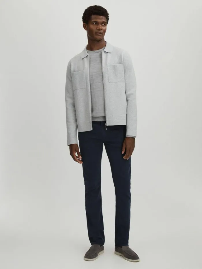 REISS Jeans Men Paige Straight Leg Jeans Sapphire Blue
