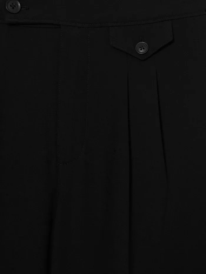 REISS Pants Women Paige HighRise Twill Trousers Black