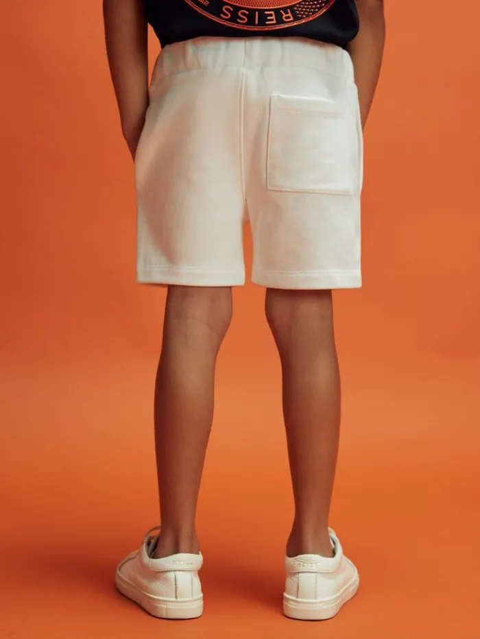 REISS Reiss X Mclaren F1 Team Children McLaren F1 Cotton Drawstring Shorts White