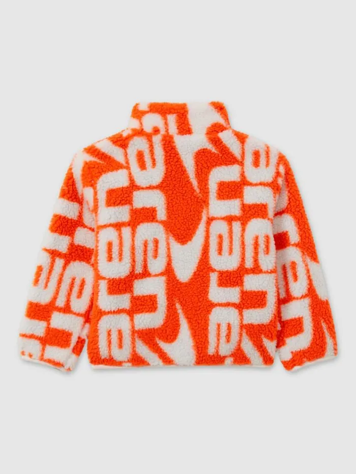 REISS Reiss X Mclaren F1 Team Children McLaren F1 ZipThrough Fleece Jacket Papaya