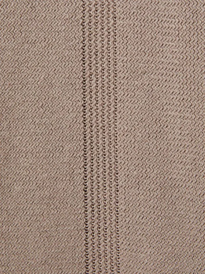 REISS Shirts Men Paige CottonLinen Knitted Shirt Mocha