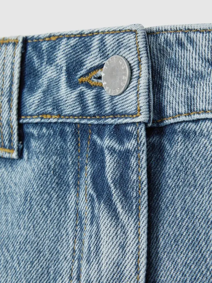 REISS Shorts Women High Rise Denim Shorts Light Blue