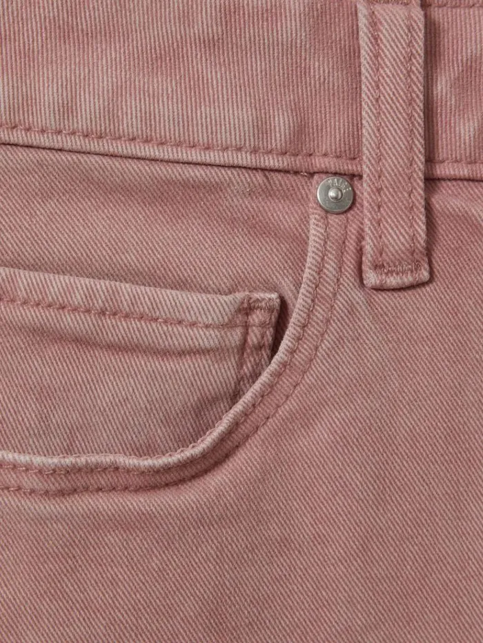 REISS Shorts Women Paige High Rise Denim Shorts Blush
