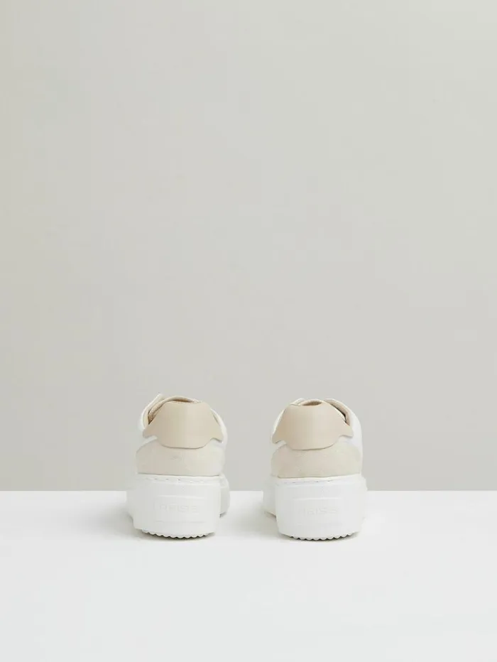 REISS Sneakers Women Leather SlipOn Trainers White