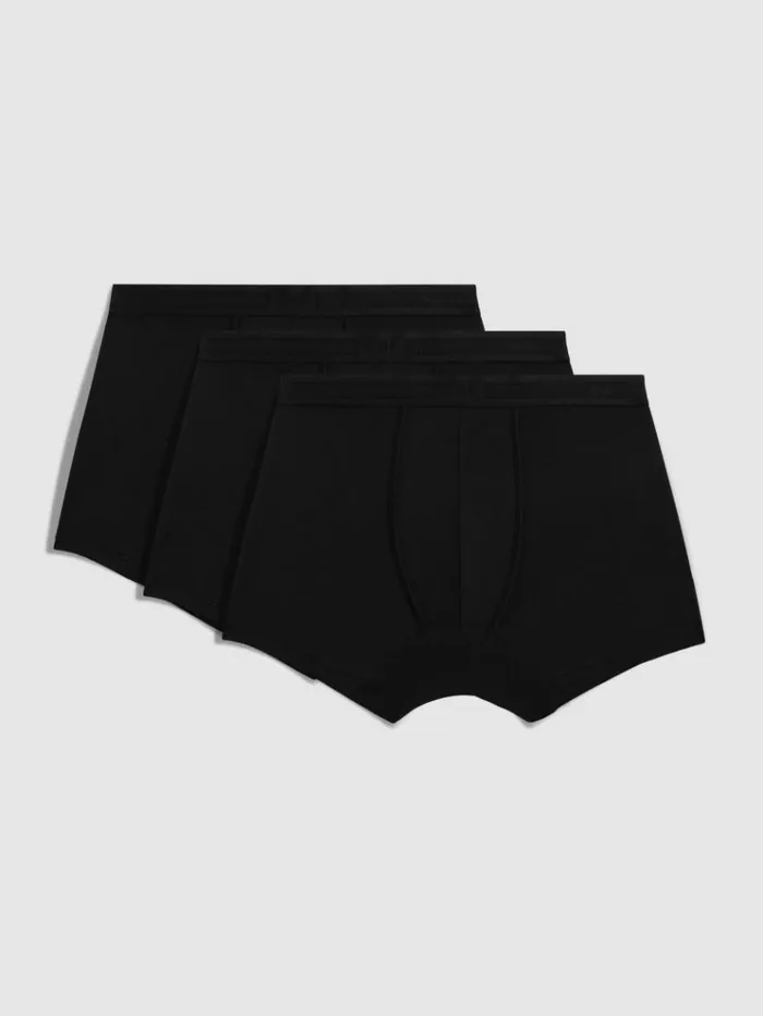 REISS Socks and Underwear Men CH Studios Boxer Trunks With TENCEL Fibers Black
