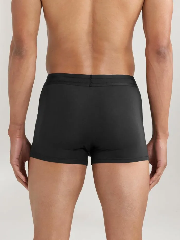 REISS Socks and Underwear Men CH Studios Boxer Trunks With TENCEL Fibers Black