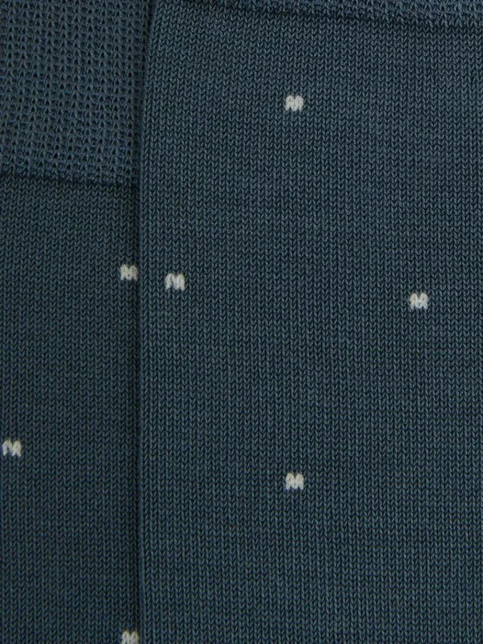 REISS Socks and Underwear Men Polka Dot Socks Airforce Blue