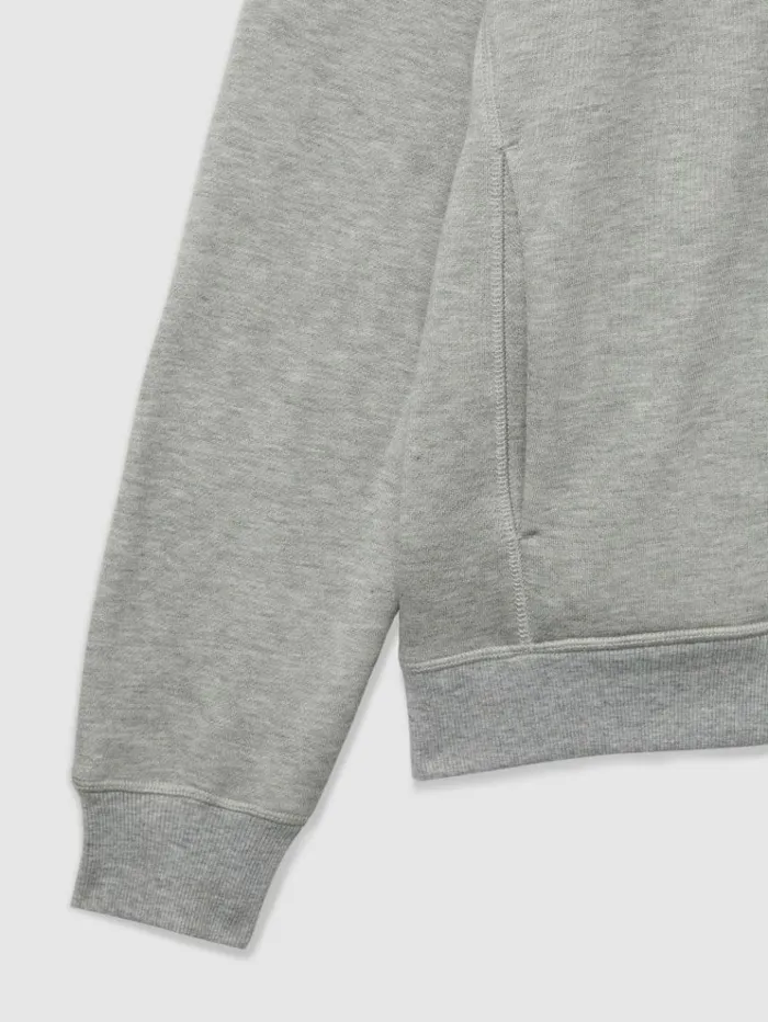 REISS Sweats Hoodies and Joggers WomenMen Reiss Les 100 Ciels ModalBlend Jersey Hoodie Grey