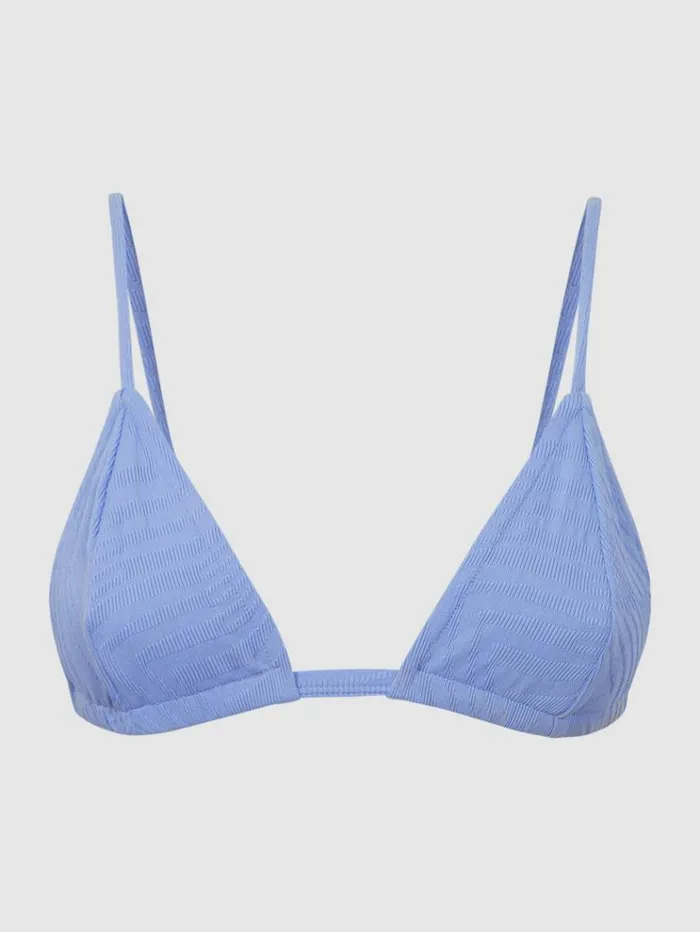 REISS Swimwear Women FELLA Triangle Bikini Top Periwinkle