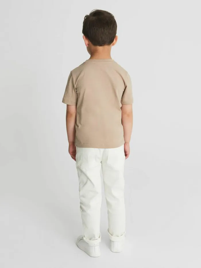 REISS TShirts Children Crew Neck Cotton TShirt Stone