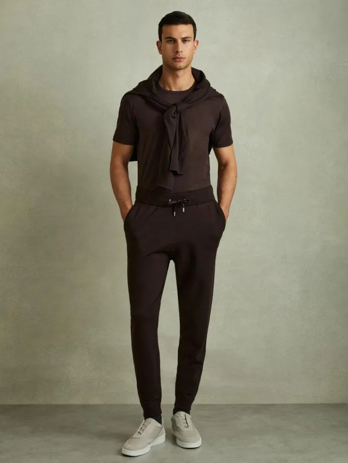 REISS TShirts Men Mercerised Crew Neck TShirt Hazel