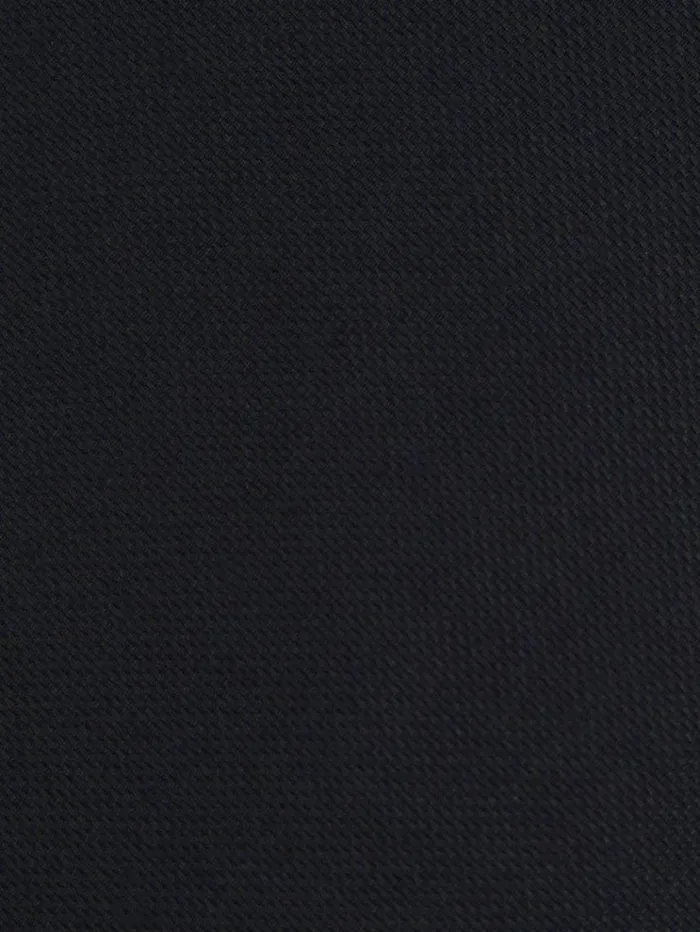 REISS Ties and Pocket Squares Men Plain Woven Tie With Silk And Wool Navy