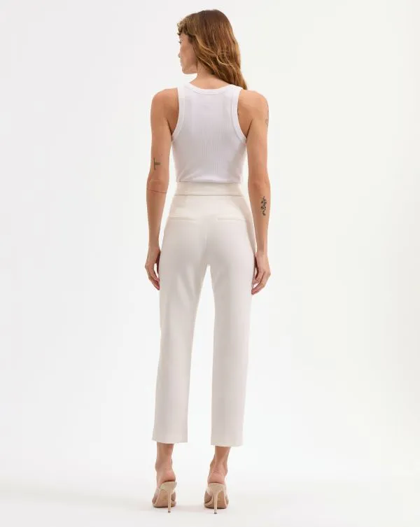 Renzo Pant Offwhiteandgold Women Veronica Beard Pants Renzo Pant Offwhiteandgold Women Veronica Beard Pants