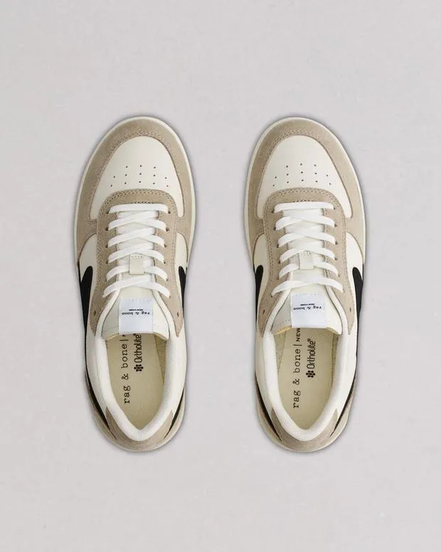 Retro Court Leather Sneaker Turtle Dove Light Sand Women Sneakers rag and bone