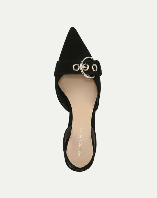 Roxy Suede Slingback Pump Black Women Veronica Beard Shoes Roxy Suede Slingback Pump Black Women Veronica Beard Shoes