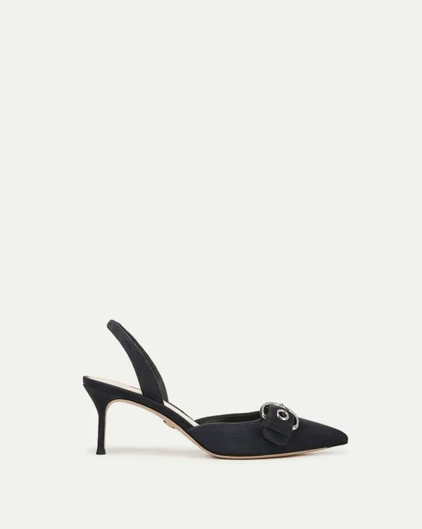 Roxy Suede Slingback Pump Eclipse Women Veronica Beard Shoes