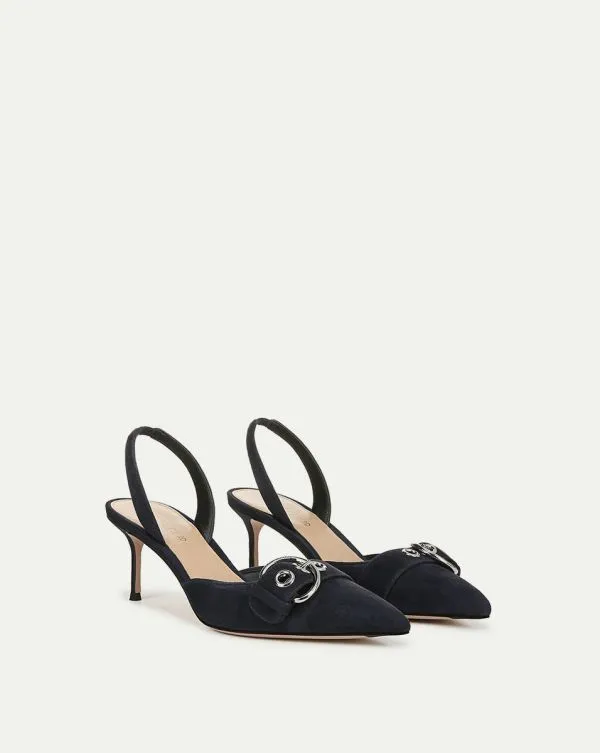Roxy Suede Slingback Pump Eclipse Women Veronica Beard Shoes Roxy Suede Slingback Pump Eclipse Women Veronica Beard Shoes