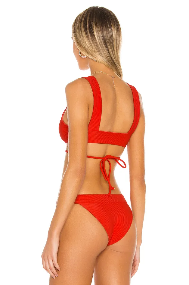 Sade Bikini Top Blood Orange Women Lovers and Friends Swimwear Sade Bikini Top Blood Orange Women Lovers and Friends Swimwear