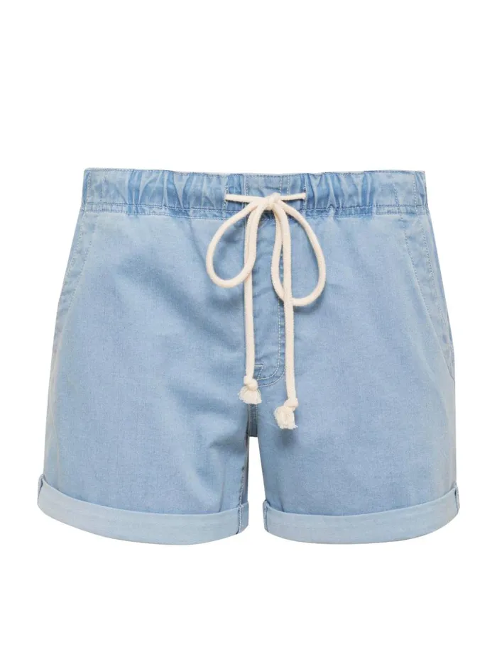 Sanctuary Clothing Denim Women Beachy Cuffed Standard Rise Short Pale Blue