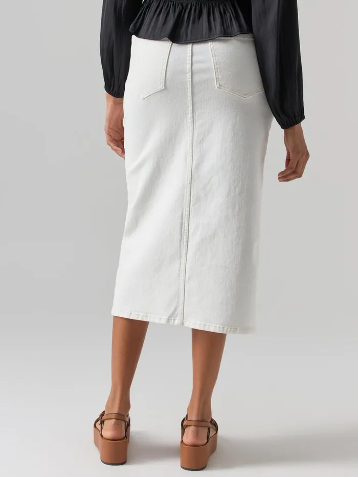 Sanctuary Clothing Denim Women Denim Midi Skirt Chalk Sanctuary Clothing Denim Women Denim Midi Skirt Chalk