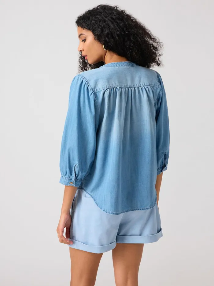 Sanctuary Clothing Denim Women The Shirt Bit Of Blue Wash