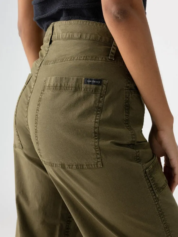 Sanctuary Clothing Inclusive Women Low Slung Y2K Standard Rise Cargo Pant Mossy Green Sanctuary Clothing Inclusive Women Low Slung Y2K Standard Rise Cargo Pant Mossy Green