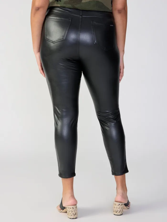 Sanctuary Clothing Inclusive Women Runway High Rise Legging Slick Black Inclusive Collection