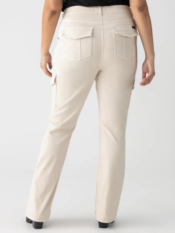 Sanctuary Clothing Inclusive Women Sculpted Hayden Bootcut Standard Rise Pant Toasted Almond Inclusive Collection