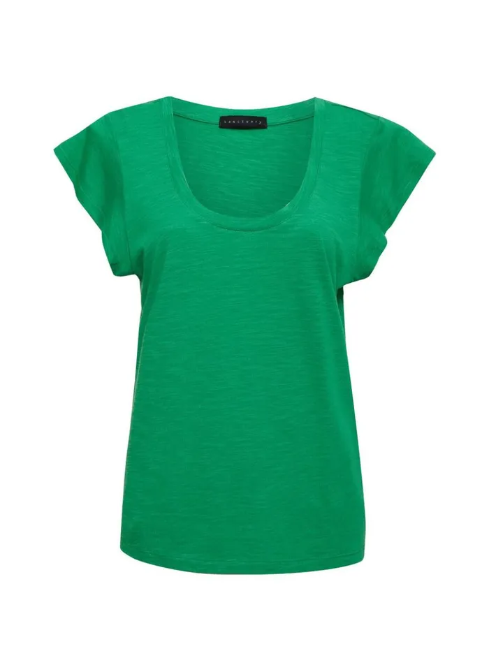 Sanctuary Clothing Inclusive Women West Side Tee Green Goddess Inclusive Collection Sanctuary Clothing Inclusive Women West Side Tee Green Goddess Inclusive Collection