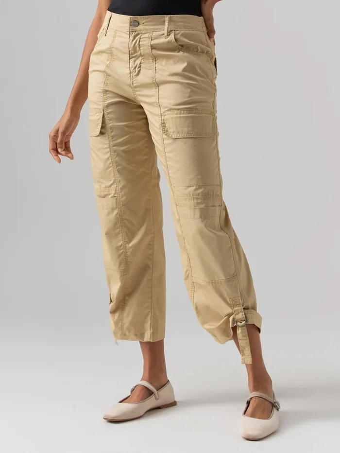Sanctuary Clothing Pants Women Cali Cargo Standard Rise Pant True Khaki