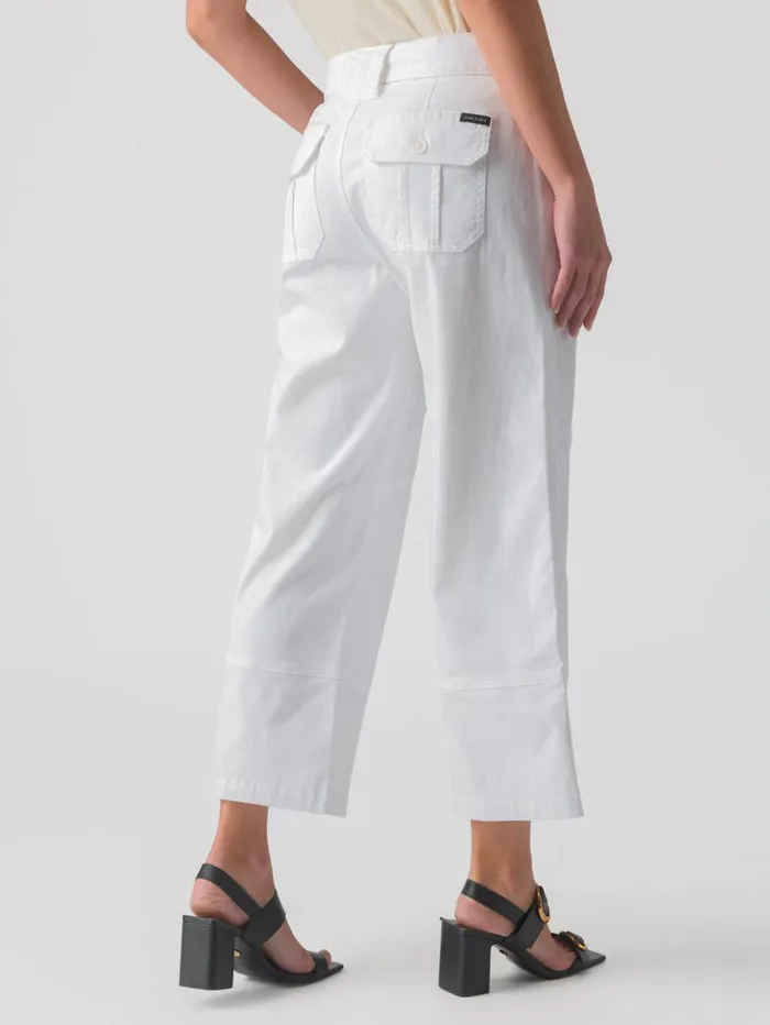 Sanctuary Clothing Pants Women Reissue 90039s Sash SemiHigh Rise Pant White Sanctuary Clothing Pants Women Reissue 90039s Sash SemiHigh Rise Pant White