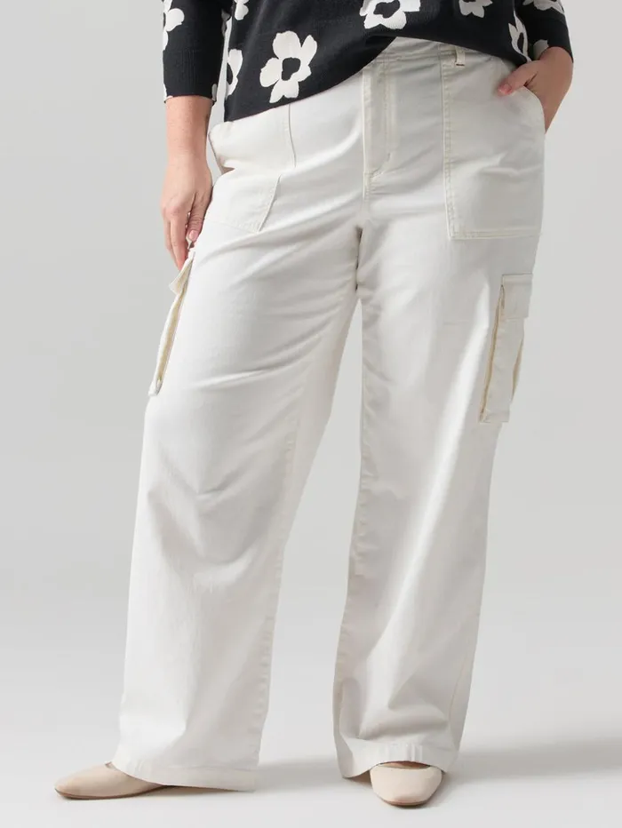 Sanctuary Clothing Pants Women Reissue Cargo Standard Rise Pant Powdered Sugar Inclusive Collection Sanctuary Clothing Pants Women Reissue Cargo Standard Rise Pant Powdered Sugar Inclusive Collection