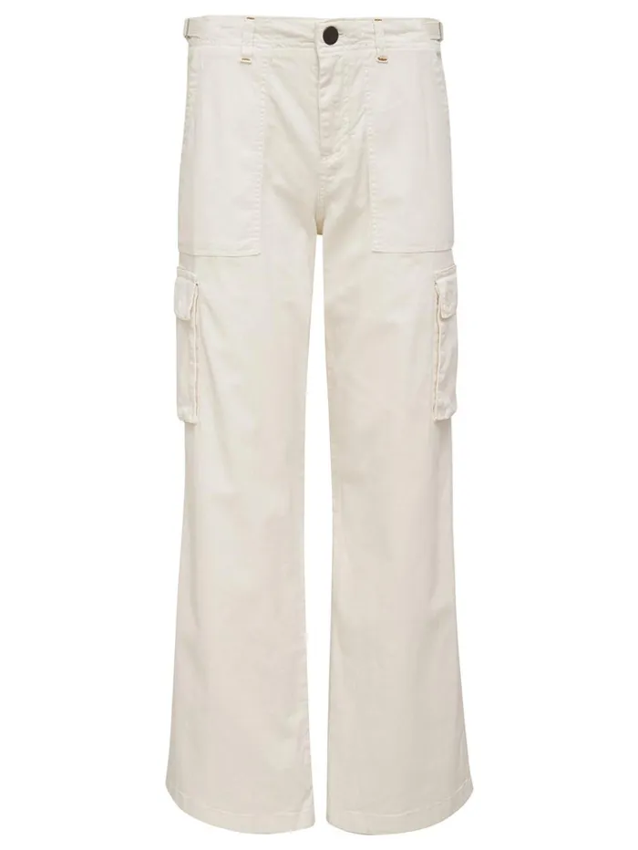 Sanctuary Clothing Pants Women Reissue Cargo Standard Rise Pant Powdered Sugar Inclusive Collection