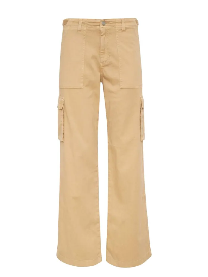 Sanctuary Clothing Pants Women Reissue Cargo Standard Rise Pant True Khaki