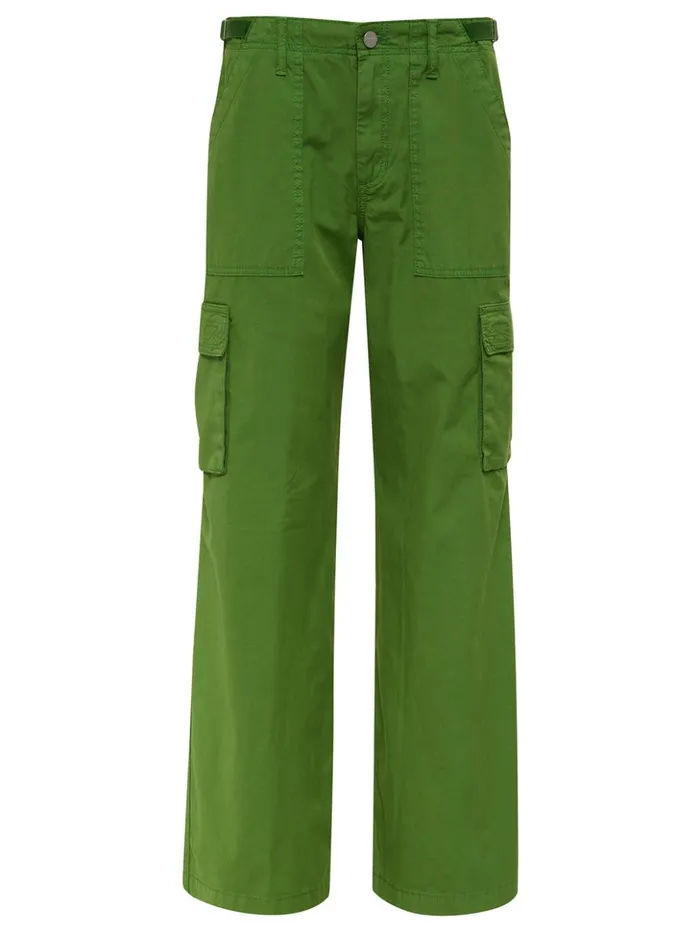 Sanctuary Clothing Pants Women Reissue Cargo Standard Rise Pant Washed Chlorophyl Inclusive Collection